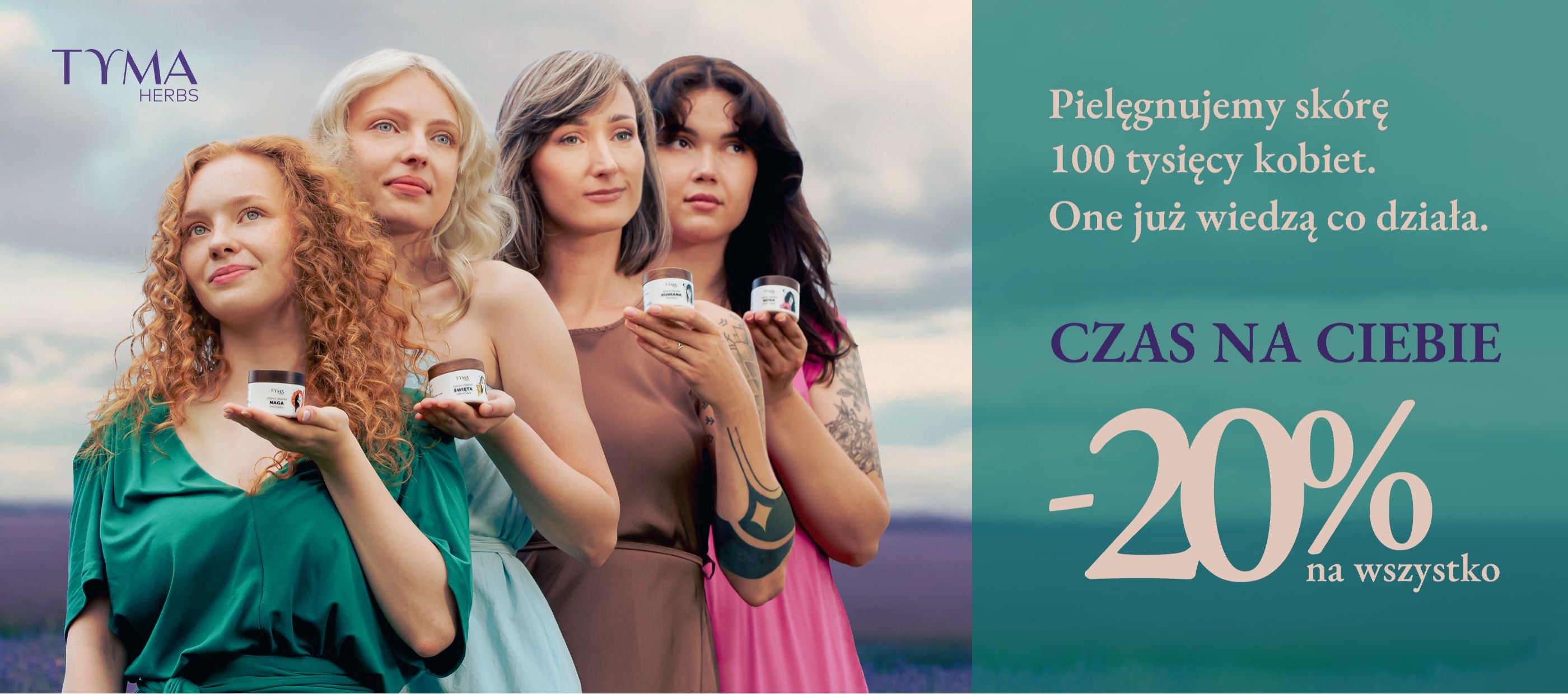 Baner urodziny tyma herbs 20%