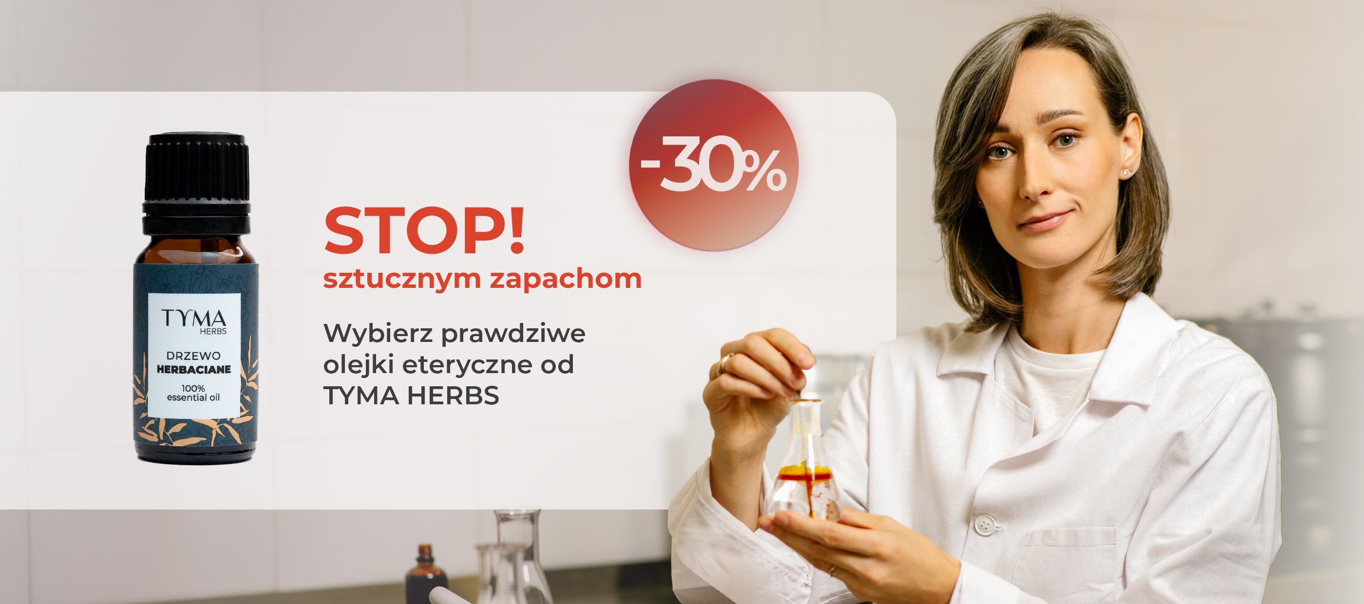 Olejki eteryczne Tyma Herbs bez sztucznych zapachów – promocja -30%